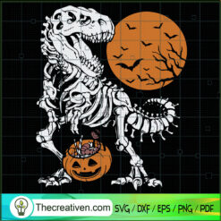 T Rex Halloween SVG Cut File for Cricut & Silhouette