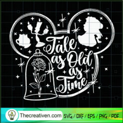 Tale As Old As Time SVG, Disney Logo SVG, Disney SVG