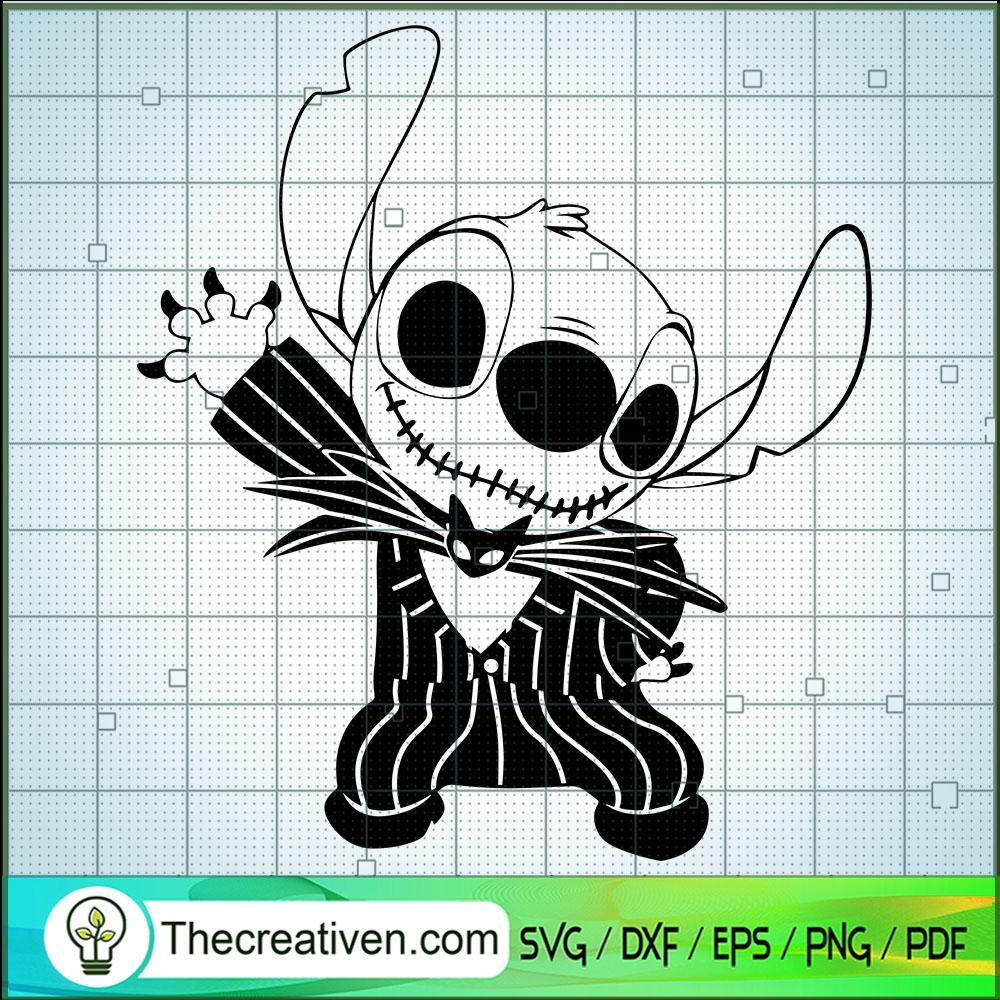 Stitch Jack Skellington SVG Cut File for Cricut & Silh Design 45932 1 Stitch Jack Skellington SVG Cut File for Cricut & Silh Design 45932