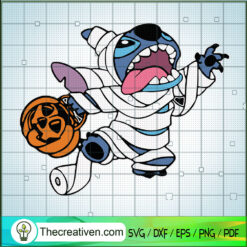 Stitch Halloween SVG Cut File for Cricut & Silhouette
