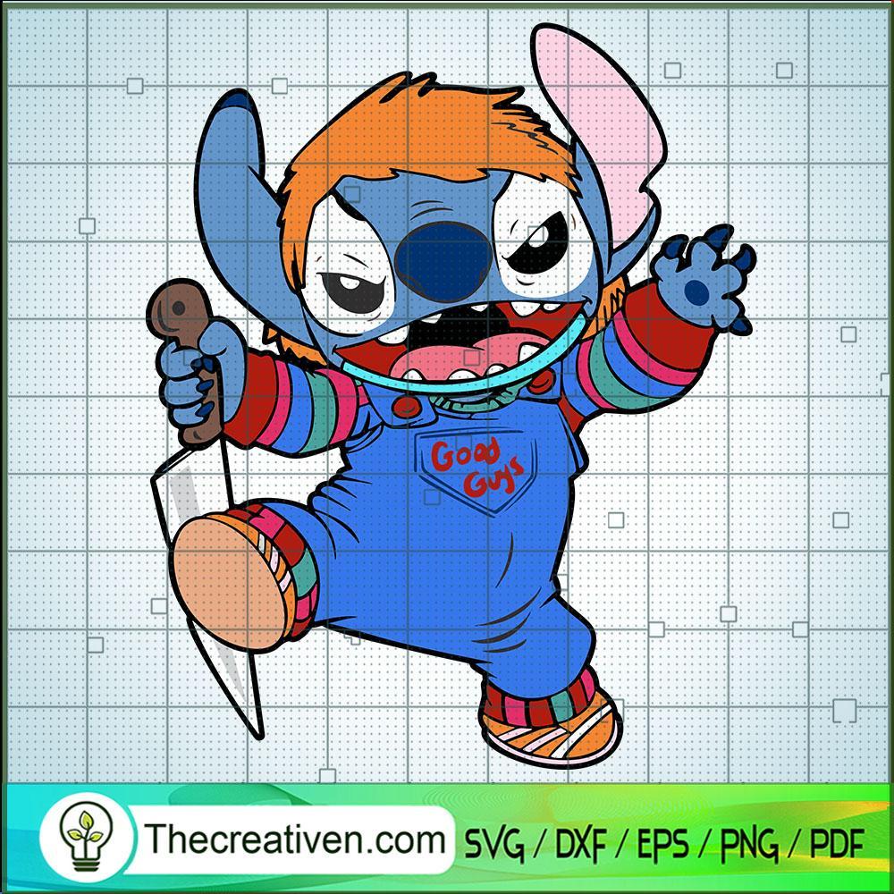 Stitch Chucky SVG Cut File for Cricut & Silhouette 1 Stitch Chucky SVG Cut File for Cricut & Silhouette