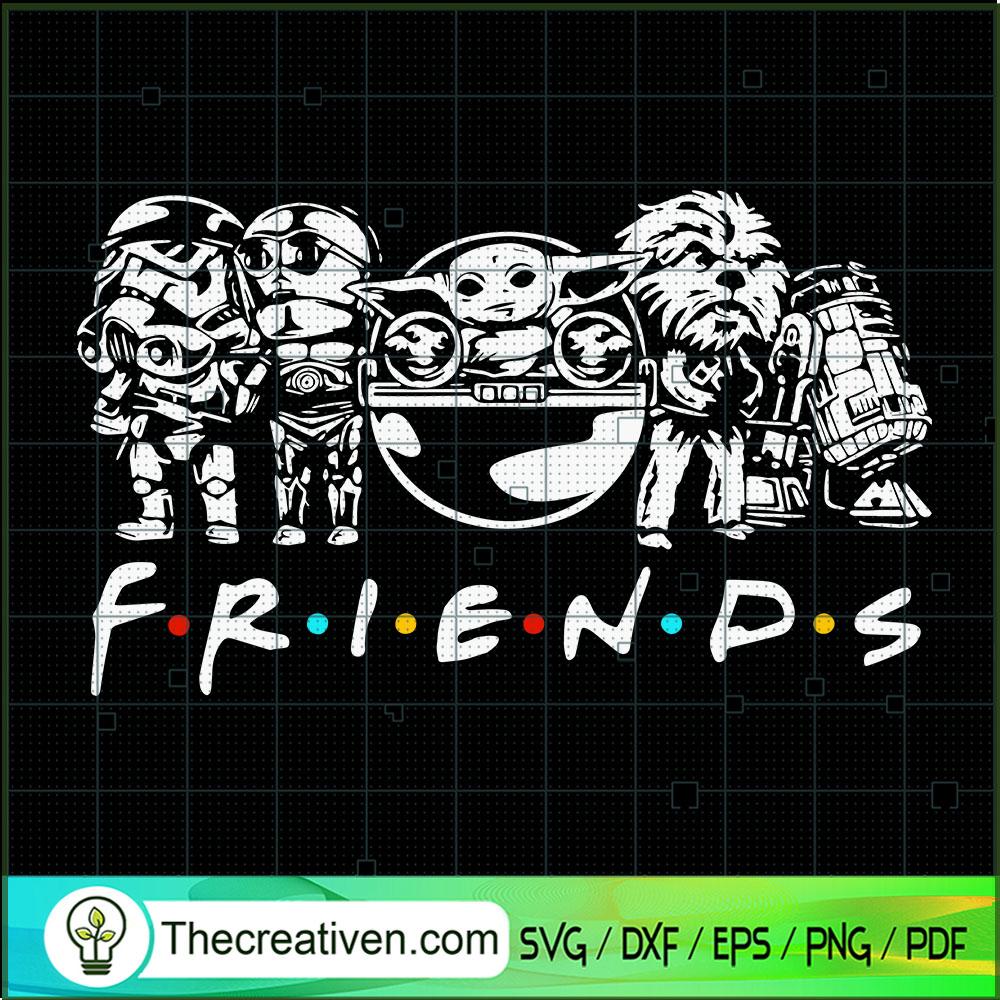 Starwars Friends SVG, Starwars SVG, Baby Yoda SVG 1 213 copy