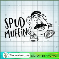Spud Muffin SVG, Toy Story SVG, Disney Cartoon SVG
