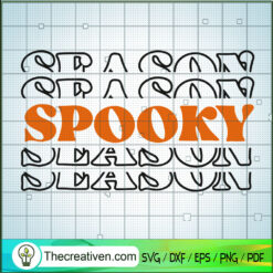Spooky Season SVG Cut File for Cricut & Silhouette Design 45892