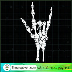 Skeleton Hand SVG Cut File for Cricut & Silhouette
