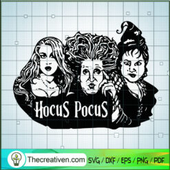 Sanderson Sisters Hocus Pocus SVG Cut File for Cricut & Silhouette