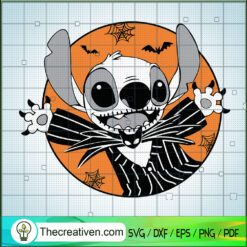 Nightmare Stitch SVG Cut File for Cricut & Silhouette