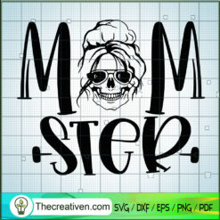 Momster Words SVG, Halloween SVG, Oct 31 SVG