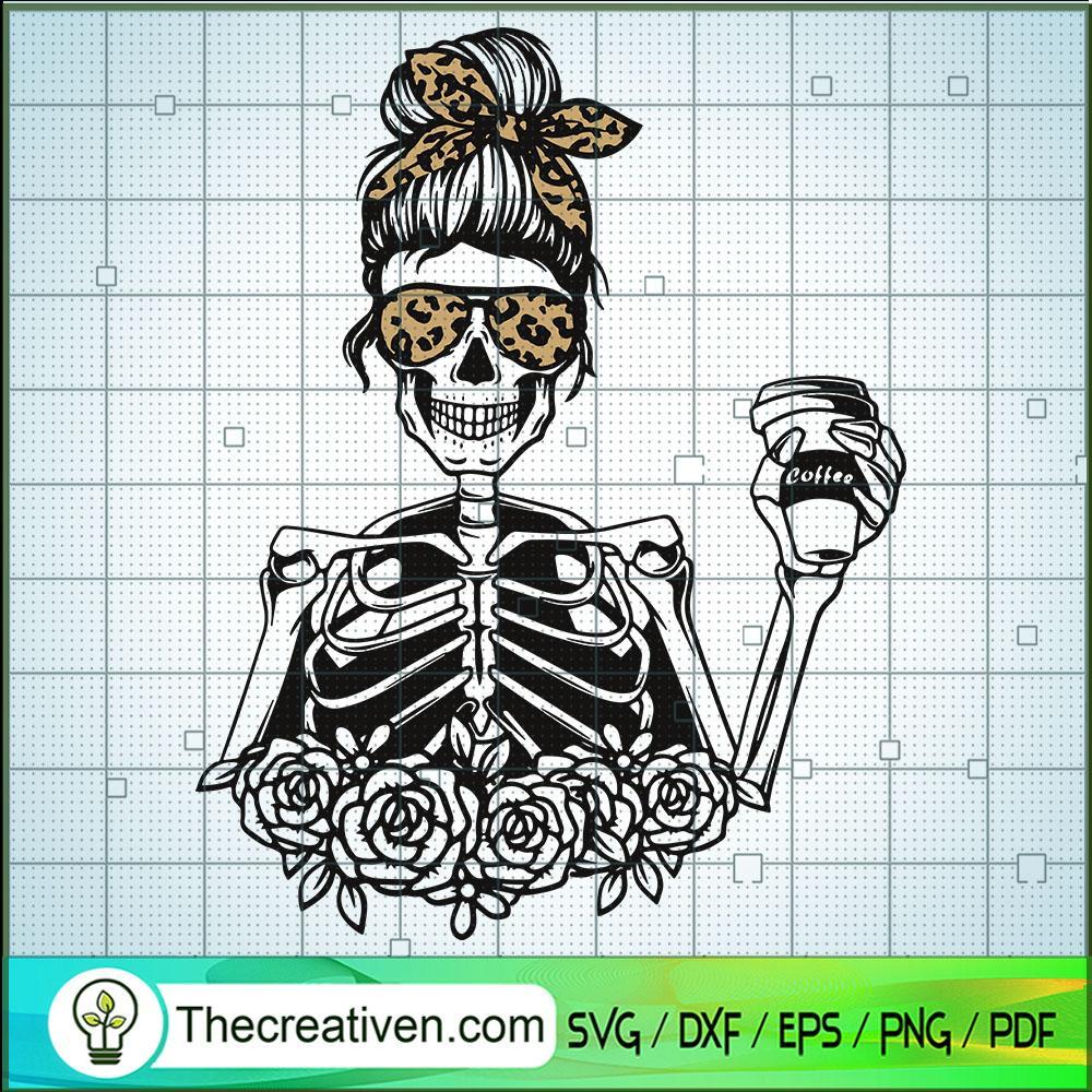 Mom Skull Skeleton SVG Cut File for Cricut & Silhouette 1 Mom Skull Skeleton SVG Cut File for Cricut & Silhouette