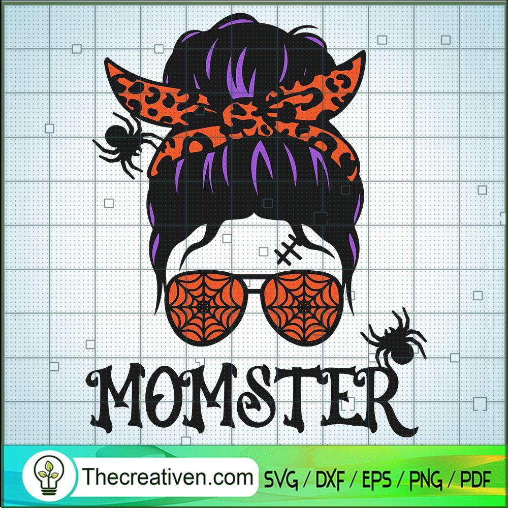 Momster Mom SVG Cut File for Cricut & Silhouette 1 Momster Mom SVG Cut File for Cricut & Silhouette