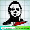 Michael Myers Blood Knife SVG Cut File for Cricut & Silhouette 2 110 copy 4