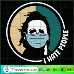 Michael Myers Face Mask SVG Cut File for Cricut & Silhouette