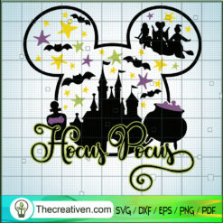 Magic Castle Hocus Pocus SVG Cut File for Cricut & Silhouette