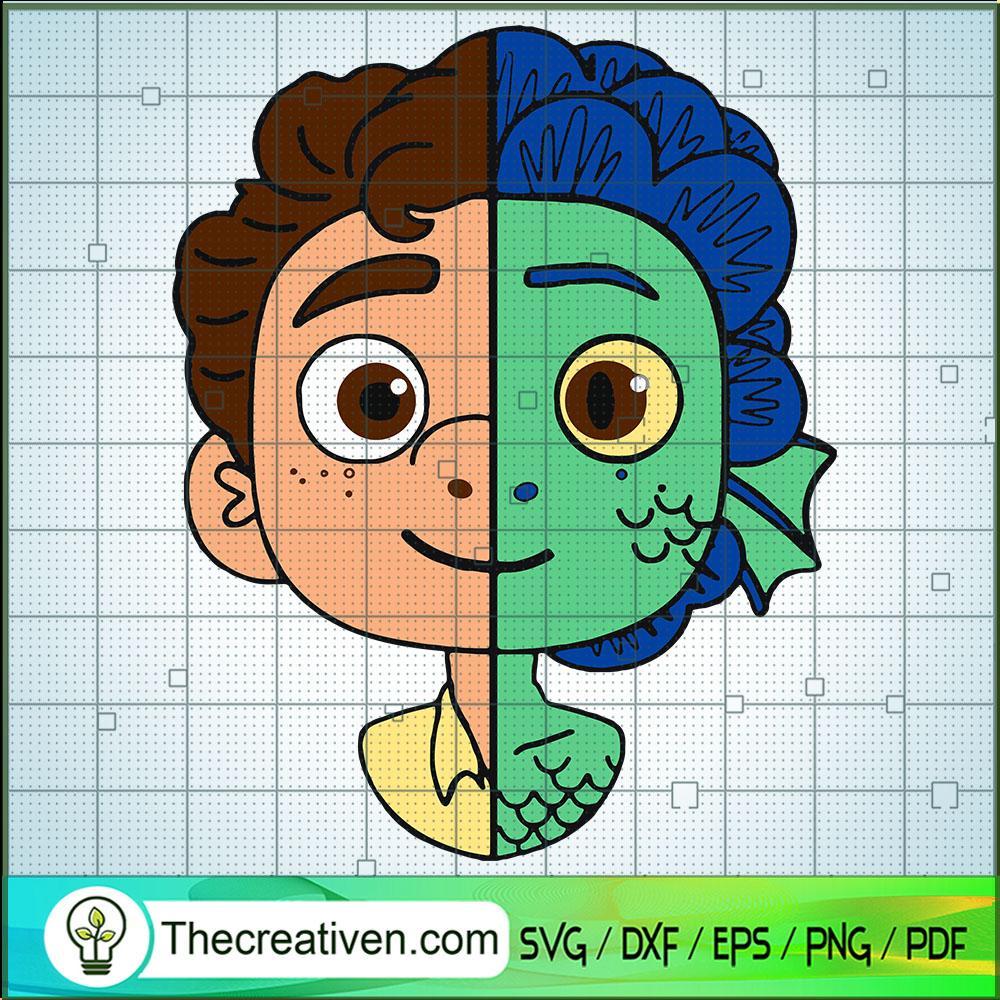 Luca Half Half Monster SVG, Luca SVG, Disney Movie SVG 1 Luca Half Half Monster SVG, Luca SVG, Disney Movie SVG