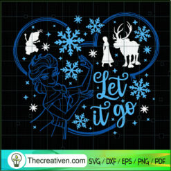 Let It Go SVG Cut File for Cricut & Silhouette Design 45530