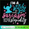 Im A Stitch Girl SVG, Stitch SVG, Cartoon Characters SVG