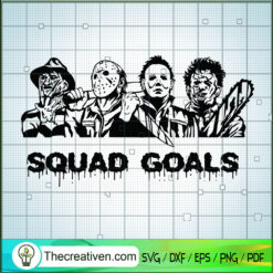 Horror Movie Squadgoals SVG Cut File for Cricut & Silhouette