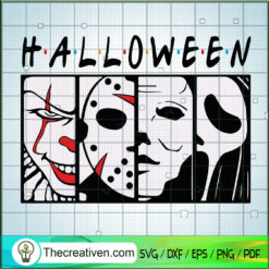 Horror Halloween SVG Cut File for Cricut & Silhouette