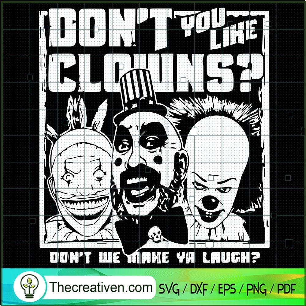 Horror Clowns SVG Cut File for Cricut & Silhouette 1 Horror Clowns SVG Cut File for Cricut & Silhouette