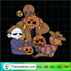 Horror Character Movies SVG Cut File for Cricut & Silhouette