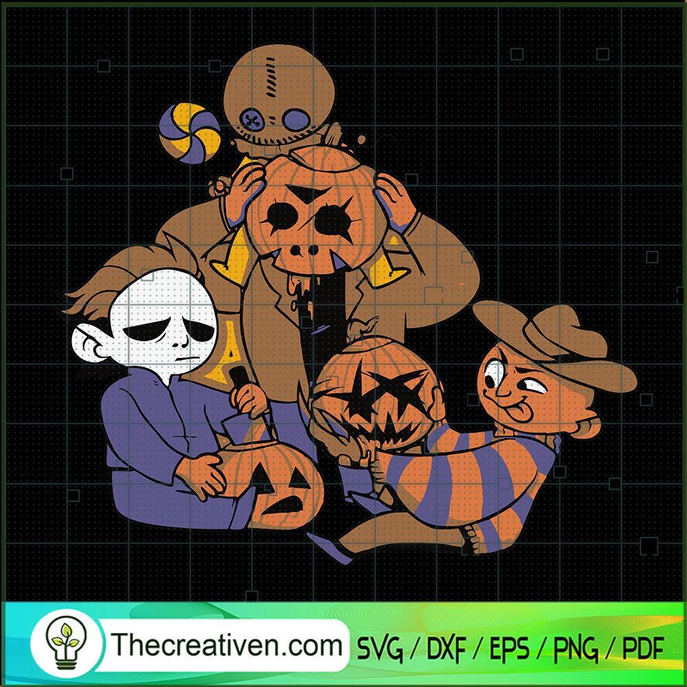 Horror Character Movies SVG Cut File for Cricut & Silhouette 1 Horror Character Movies SVG Cut File for Cricut & Silhouette