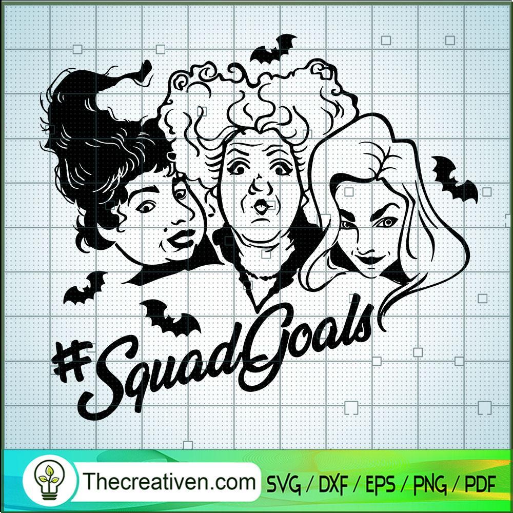 Hocus Pocus Squadgoals SVG Cut File for Cricut & Silhouette 1 Hocus Pocus Squadgoals SVG Cut File for Cricut & Silhouette
