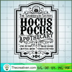 Hocus Pocus Apothecary SVG, Halloween SVG, Hocus Pocus SVG