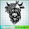Highland Cow SVG, Cow Flower SVG, Animals SVG 2 27 copy 14