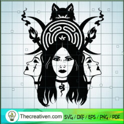 Hecate Goddess SVG, Halloween SVG, Horror SVG