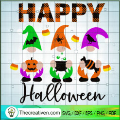Happy Halloween Gnomes SVG, Halloween SVG, Gnomes SVG