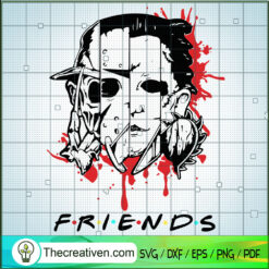 Friends Horror Movies SVG Cut File for Cricut & Silhouette