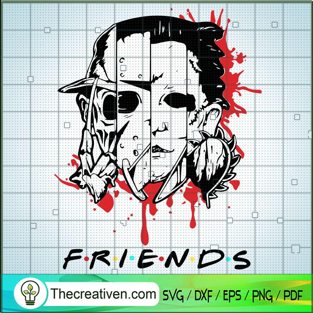 Friends Horror Movies SVG Cut File for Cricut & Silhouette 1 Friends Horror Movies SVG Cut File for Cricut & Silhouette
