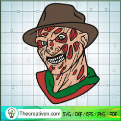 Freddy Krueger SVG, Halloween SVG, Horror Movie SVG