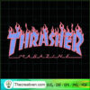 Thrasher Magazine Blue Pink Fire SVG, Thrasher SVG, Global Brand SVG 3 201 copy