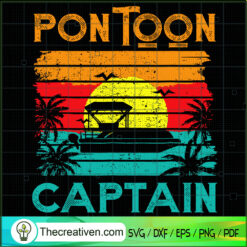 Style Pontoon SVG, Boat Pontoon SVG, Tropical Beach SVG