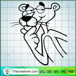 Pink panther SVG Cut File for Cricut & Silhouette