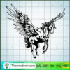 Pegasus SVG, Mythical Winged Divine Horse SVG, Greek Mythology SVG 2 144 copy 2
