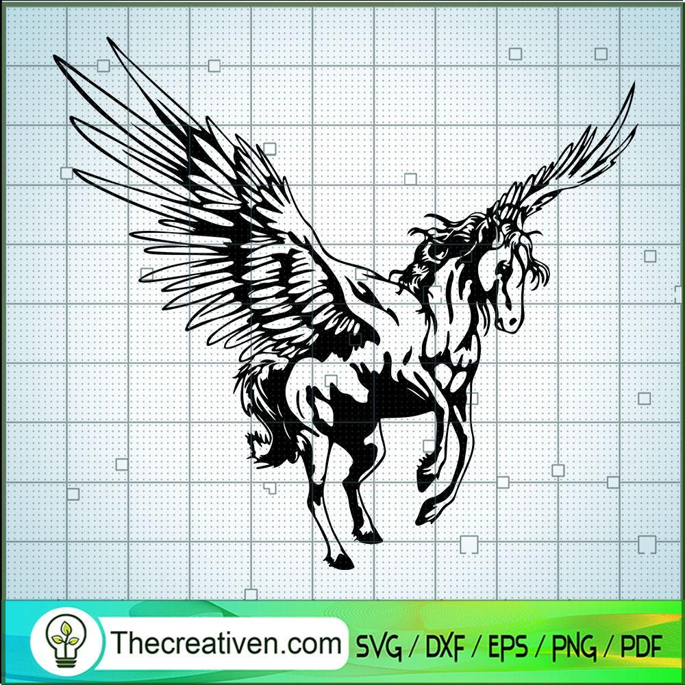 Pegasus SVG, Mythical Winged Divine Horse SVG, Greek Mythology SVG 1 Pegasus SVG, Mythical Winged Divine Horse SVG, Greek Mythology SVG