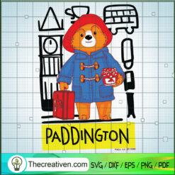 Paddington Bear SVG, A Bear Called Paddington SVG, Kids Book SVG
