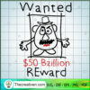 Mr. Potato Wanted Reward SVG Cut File for Cricut & Silhouette 3 110 copy 3
