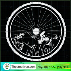 Mountain Bike SVG, Bicycle SVG, Ride Bike SVG