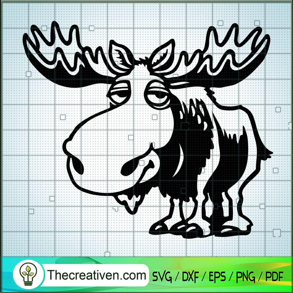 Moose SVG, Animals SVG, Bull SVG 1 Moose SVG, Animals SVG, Bull SVG
