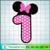 Minnie Number One SVG, Birthday Minnie SVG, Walt Disney SVG 2 102 copy 5