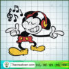 Mickey Singing SVG, Disney Mickey SVG, Lover Mickey SVG