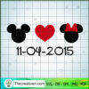 Mickey and Minnie SVG Cut File for Cricut & Silhouette Design 45048