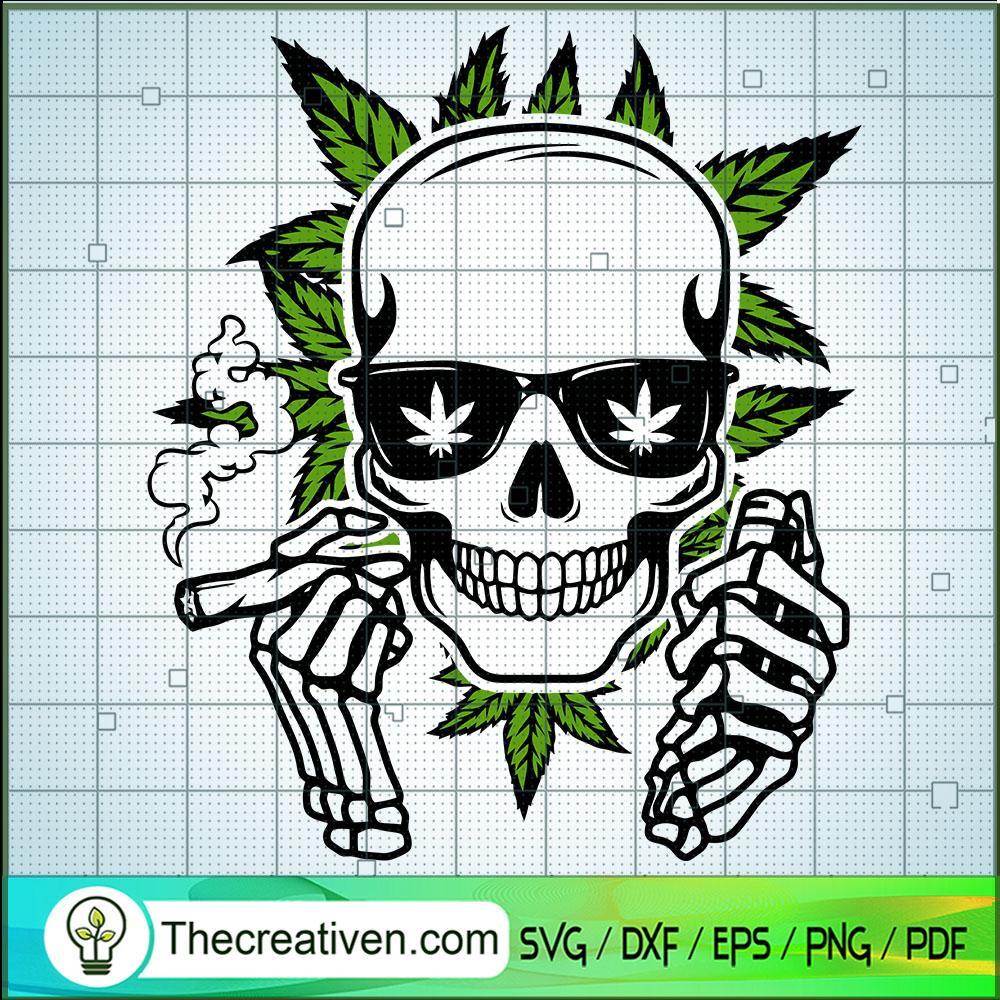 Skull Smoking Joint SVG, Smoking SVG, Skull SVG 1 77 copy 7