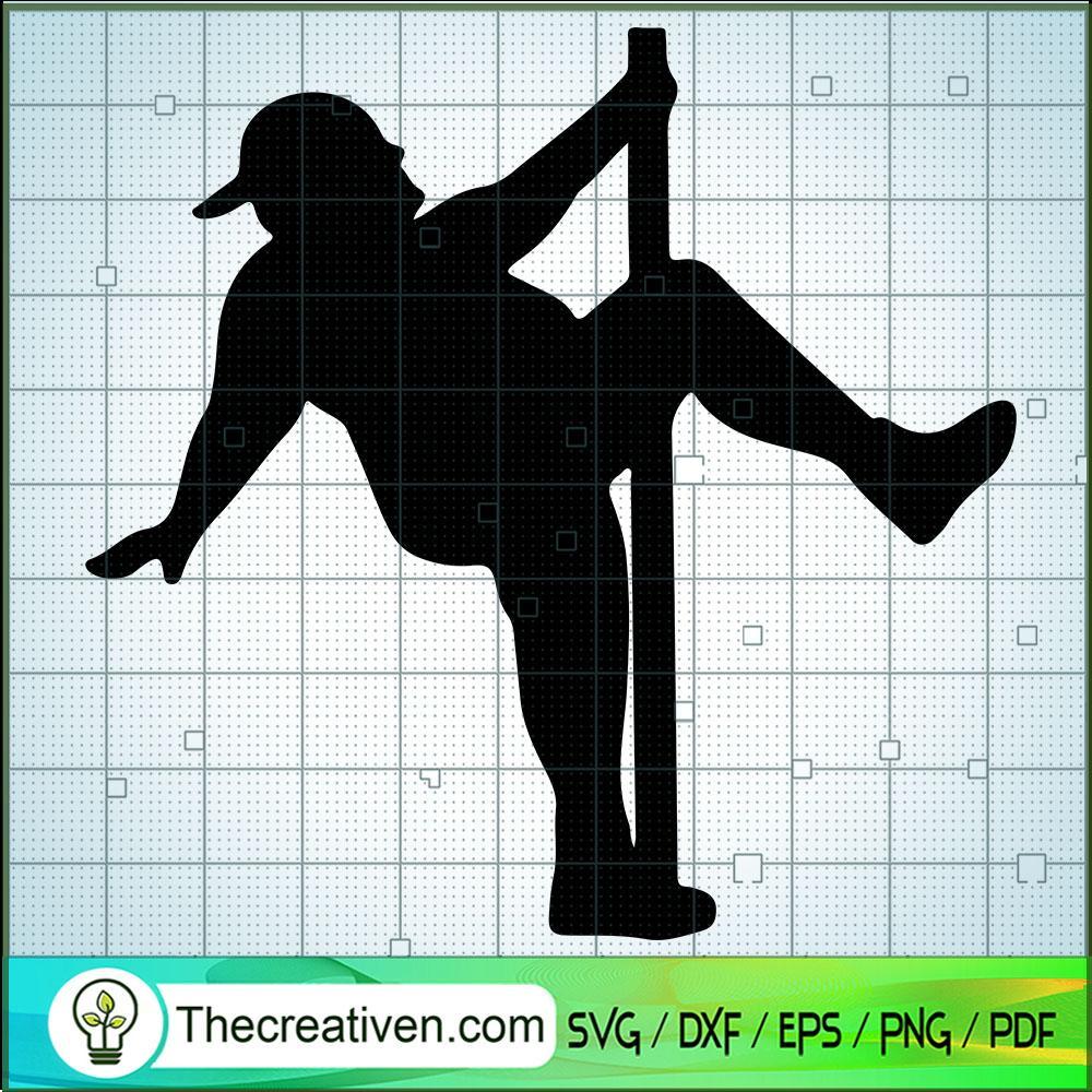Man Pole Dancing Pose SVG Cut File for Cricut & Silhouette 1 Man Pole Dancing Pose SVG Cut File for Cricut & Silhouette
