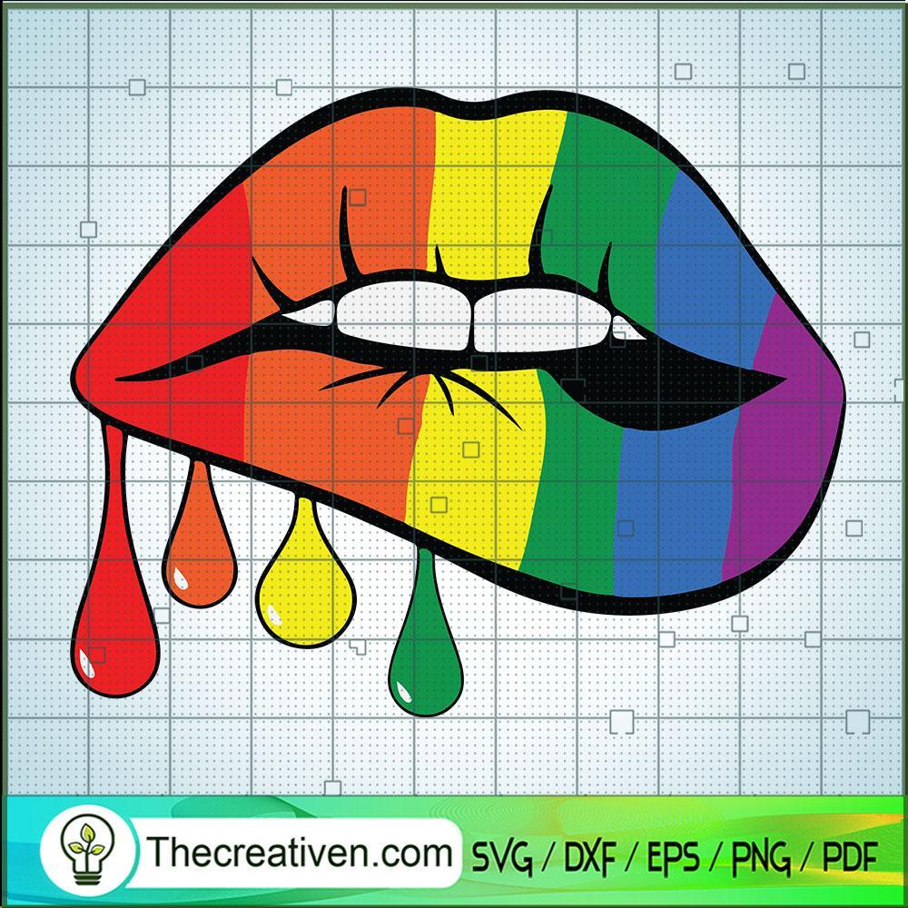 LGBT Lips SVG, Support For LGBT SVG, LGBT SVG 1 LGBT Lips SVG, Support For LGBT SVG, LGBT SVG