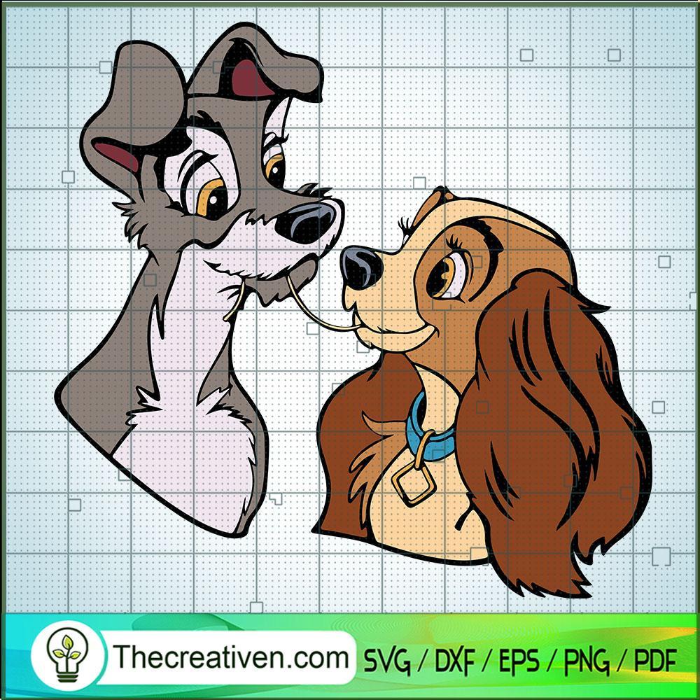 Lady And The Tramp SVG, The Tramp SVG, Cartoon Movie SVG 1 Lady And The Tramp SVG, The Tramp SVG, Cartoon Movie SVG