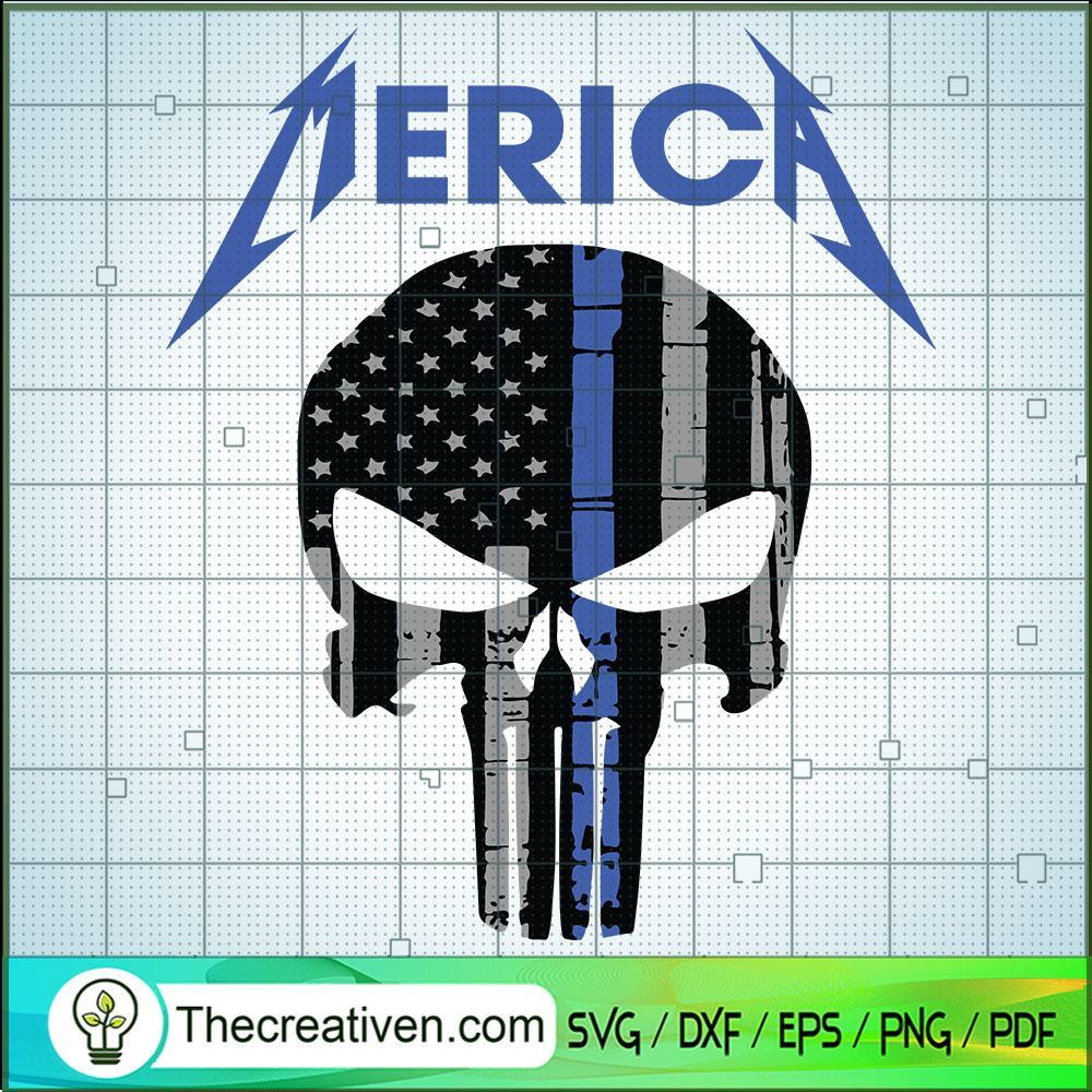 Merica Black Skull SVG, America Flag Skull SVG, Halloween America SVG 1 Merica Black Skull SVG, America Flag Skull SVG, Halloween America SVG